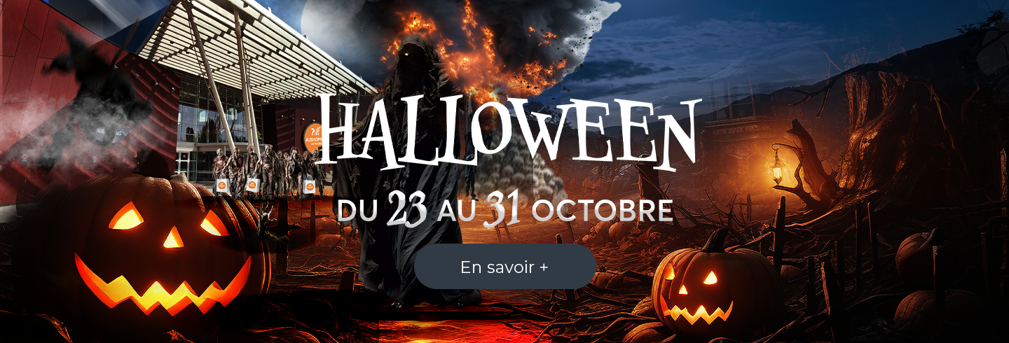 Halloween du 23 au 31 octobre dans votre centre commercial AuShopping Le Mans