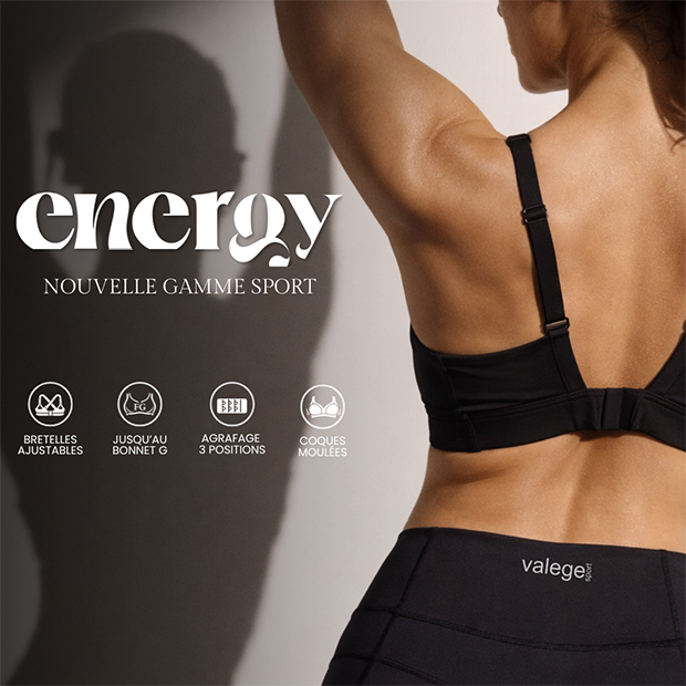 Valège nouvelle gamme sport energy